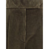 Max Mara Wide-Leg Velvet Pants Max Mara