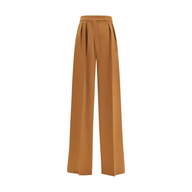 Max Mara Wide Camel Drap Pants Max Mara