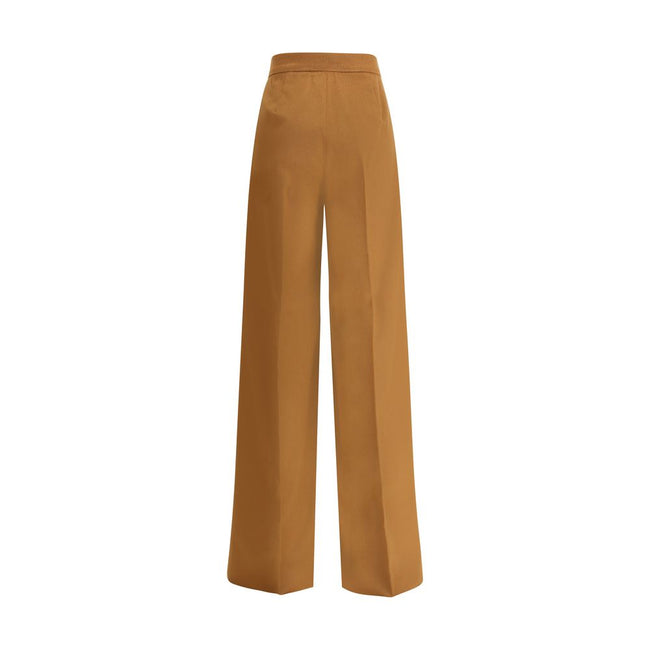 Max Mara Wide Camel Drap Pants Max Mara