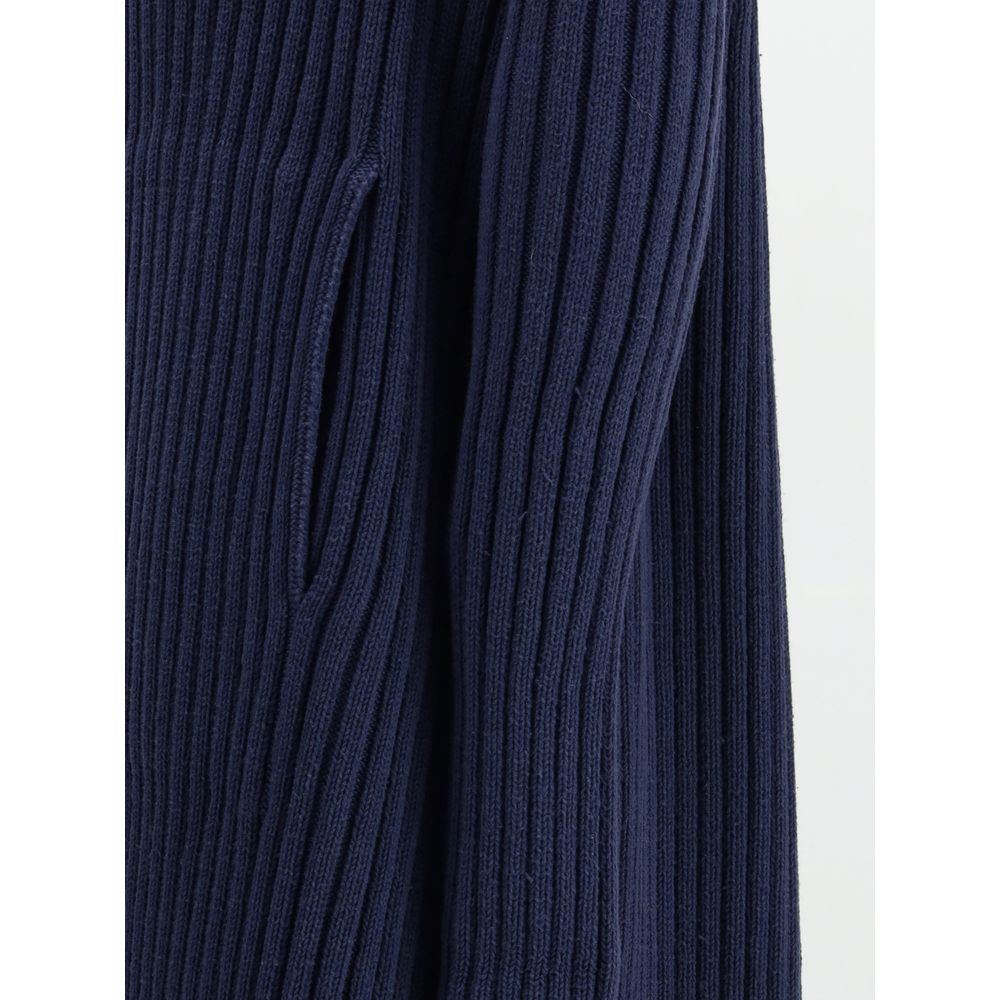 Balenciaga Ribbed Shawl-Collar Cardigan Balenciaga