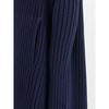Balenciaga Ribbed Shawl-Collar Cardigan Balenciaga