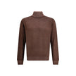 Cruciani Wool Green Turtleneck Cruciani
