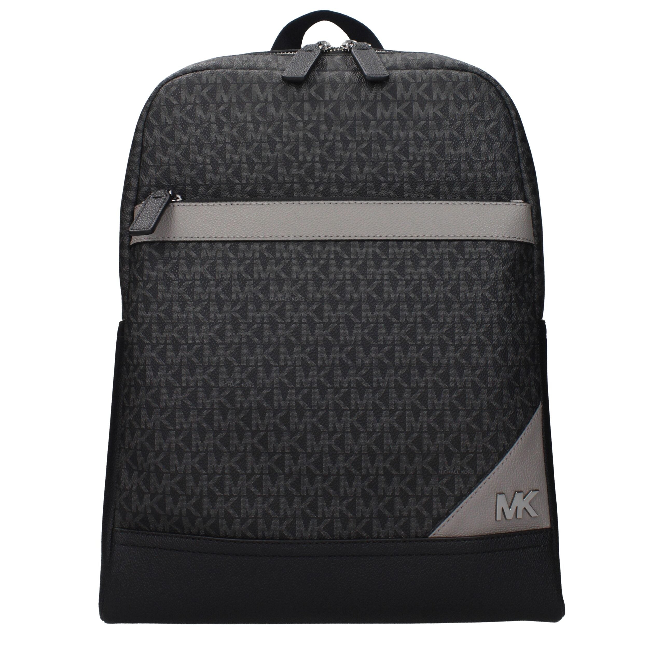 Michael Kors Black Fabric Backpacks Michael Kors