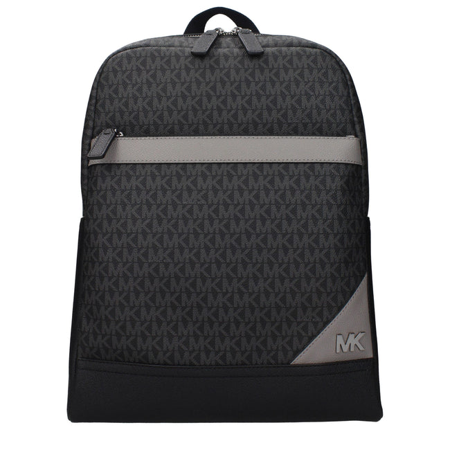 Michael Kors Black Fabric Backpacks Michael Kors
