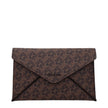 Michael Kors Brown Fabric Clutch Bags Michael Kors