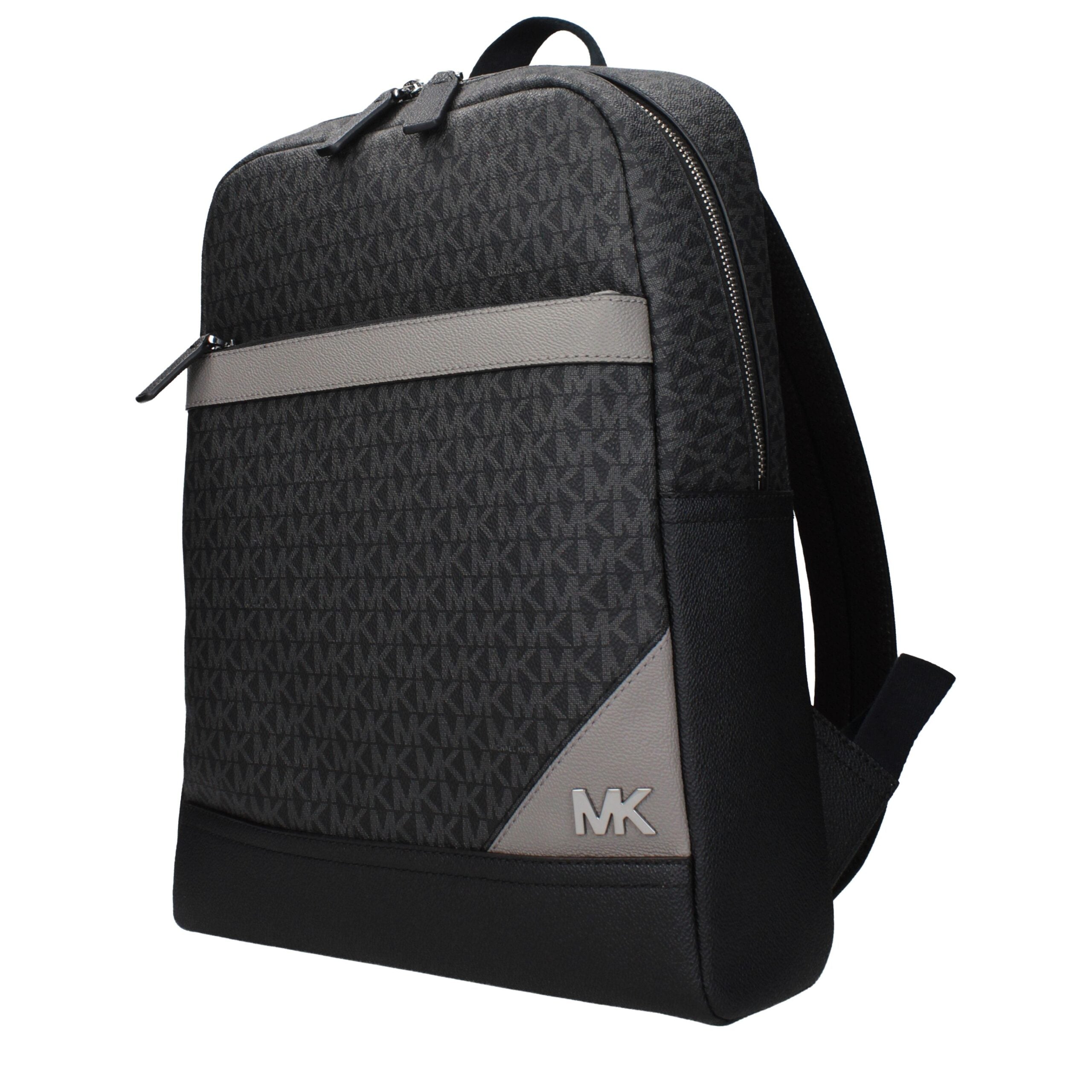 Michael Kors Black Fabric Backpacks Michael Kors