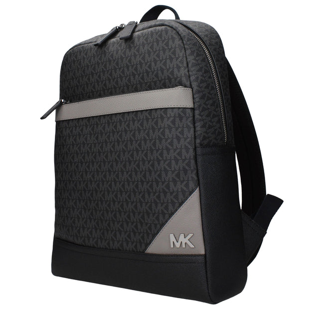 Michael Kors Black Fabric Backpacks Michael Kors