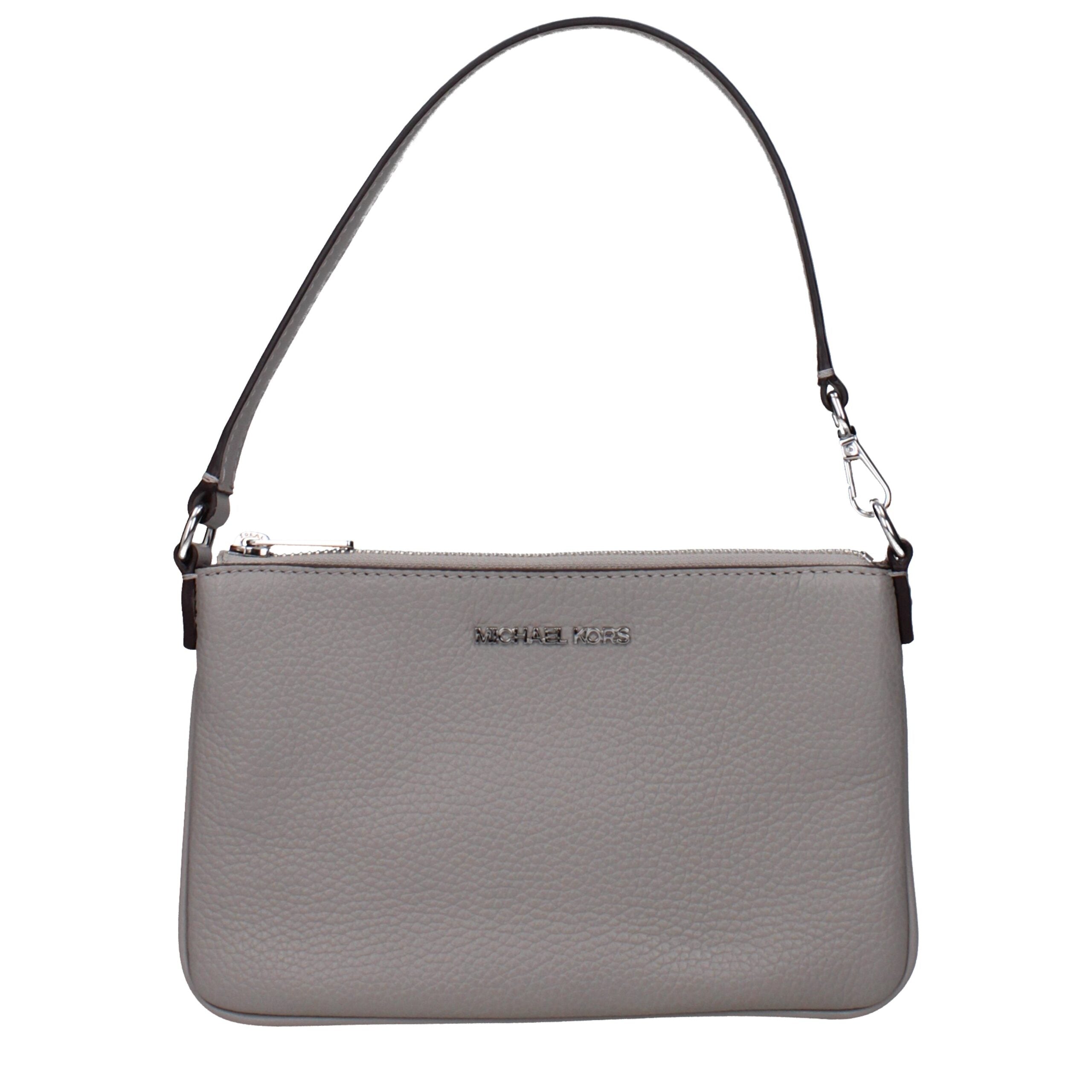 Michael Kors Gray Leather Handbags Michael Kors