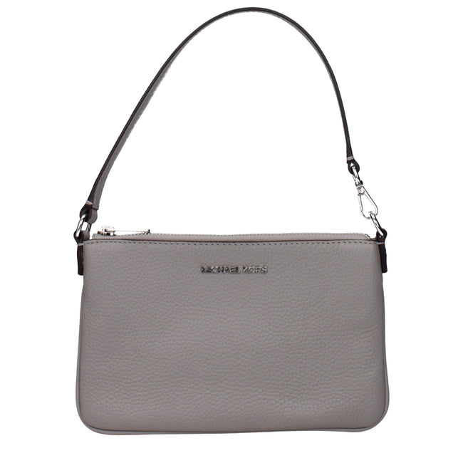 Michael Kors Gray Leather Handbags Michael Kors