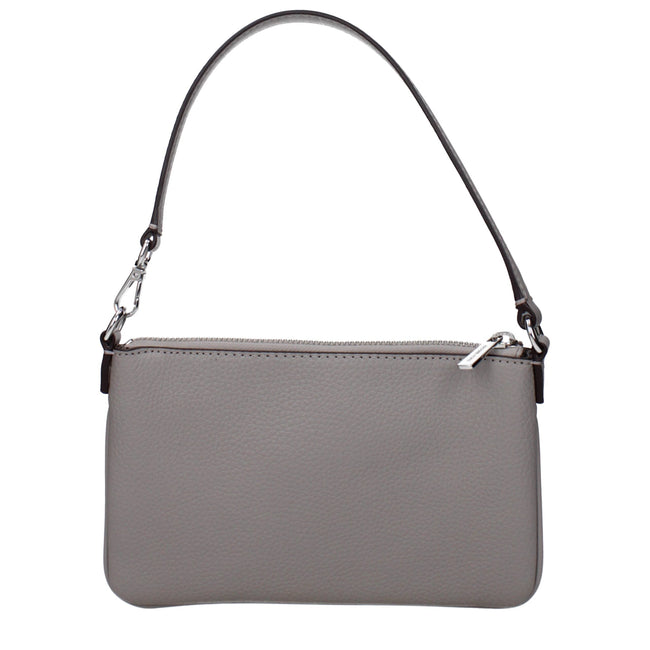 Michael Kors Gray Leather Handbags Michael Kors