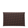Michael Kors Brown Fabric Clutch Bags Michael Kors