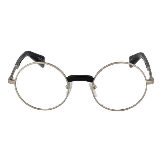 Yohji Yamamoto Silver Unisex Glasses Frame Yohji Yamamoto