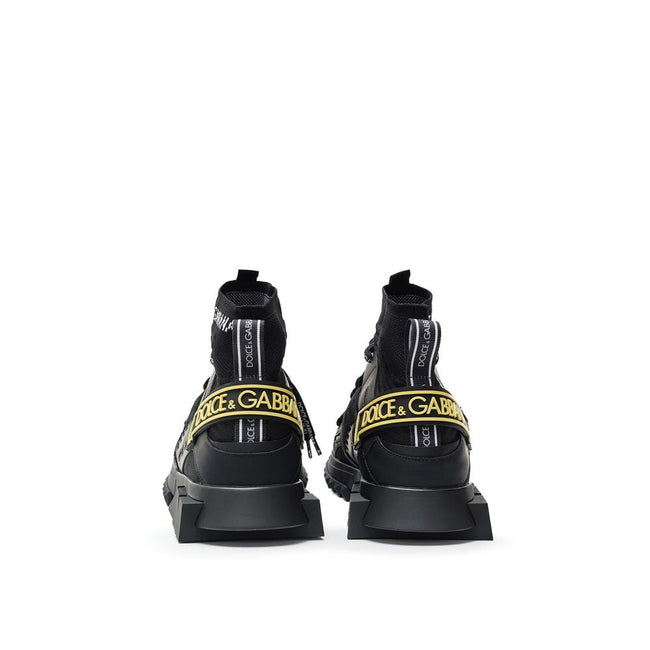 Dolce & Gabbana Black Technical High Top Dolce & Gabbana