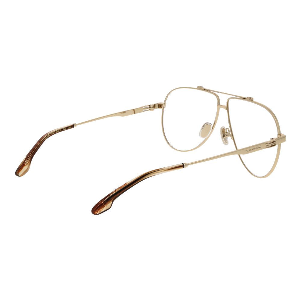Victoria Beckham Gold Women Glasses Frame Victoria Beckham