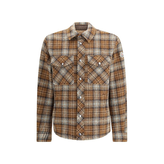 Moncler Checked wool Overshirt Moncler