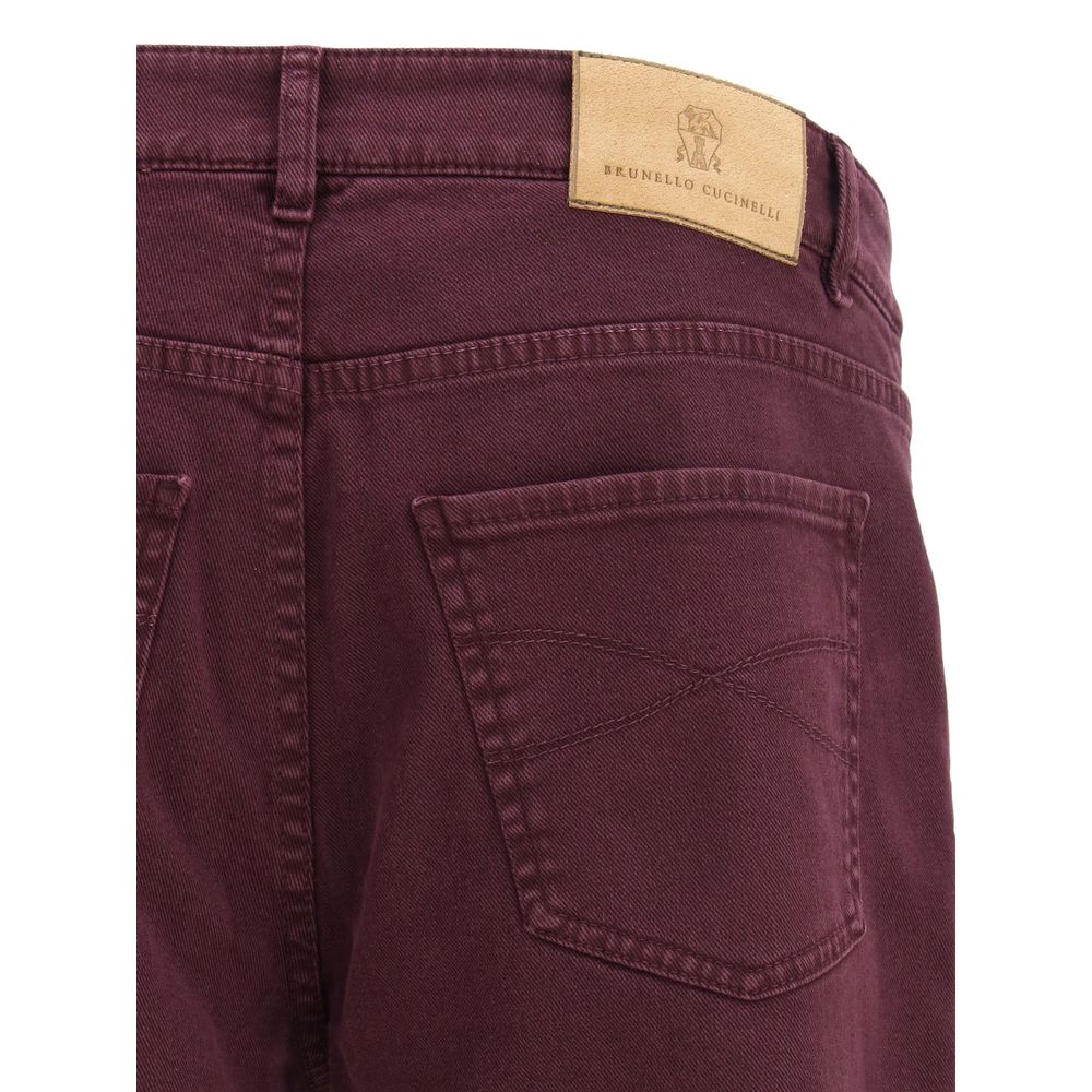 Brunello Cucinelli Cotton slim Jeans Brunello Cucinelli