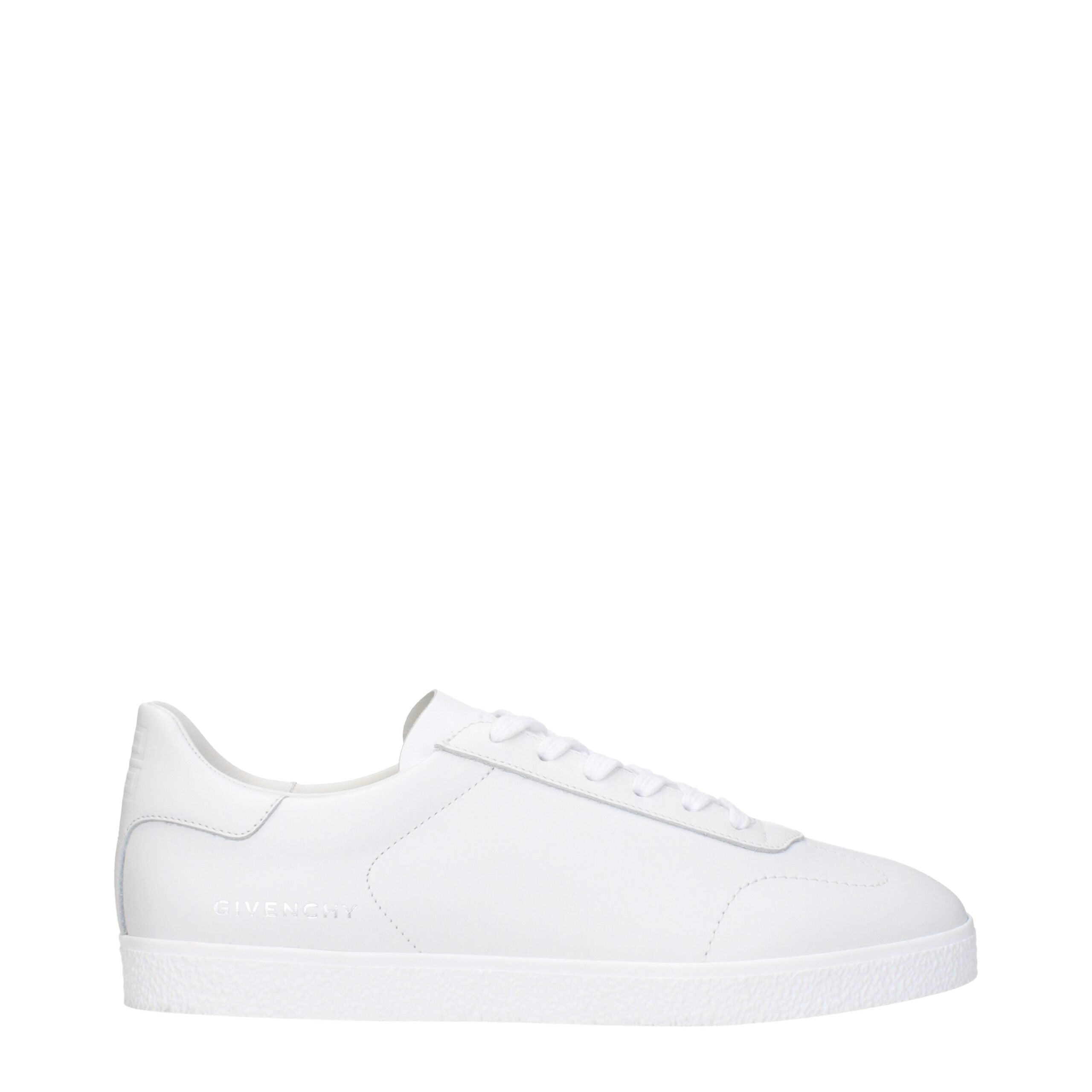 Givenchy White Leather Low Tops Givenchy