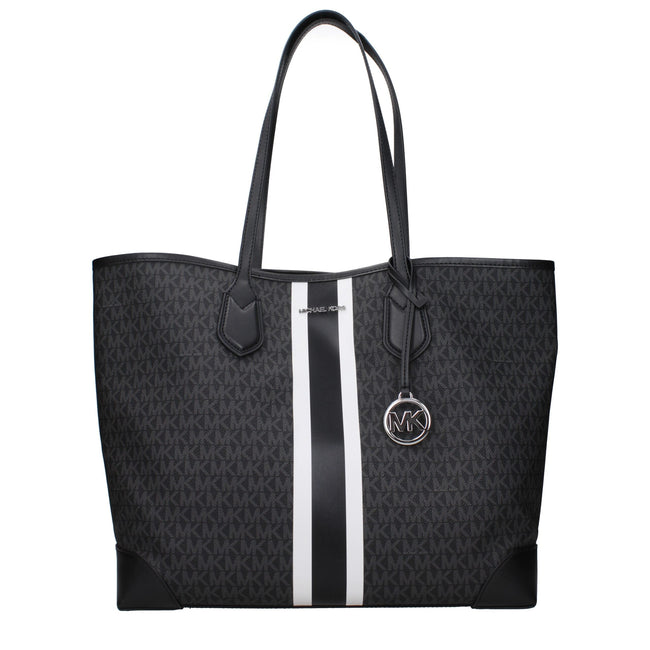 Michael Kors Black Fabric Shoulder Bags Michael Kors