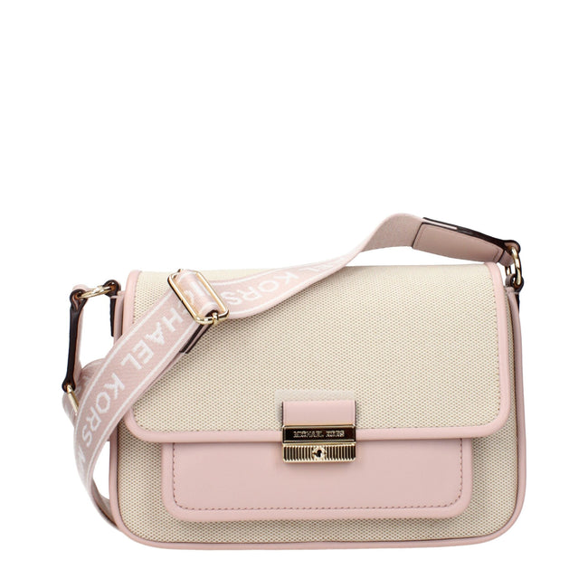 Michael Kors Beige Fabric Crossbody Bags Michael Kors