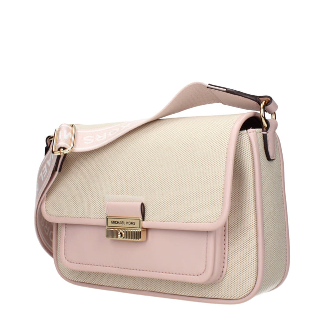 Michael Kors Beige Fabric Crossbody Bags Michael Kors