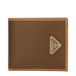 Prada Brown Fabric Wallets Prada