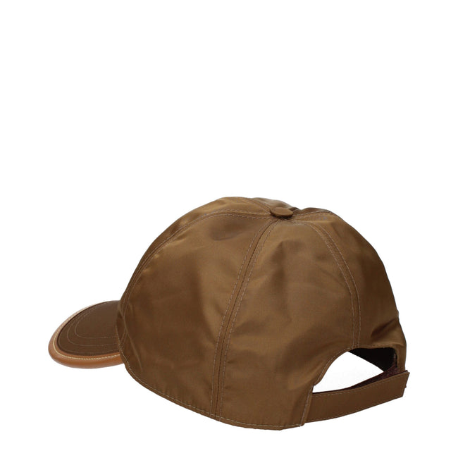 Prada Brown Polyamide Caps (Baseball Hat) Prada