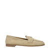 Prada Beige Leather Slip-On Loafers Prada