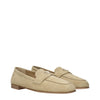 Prada Beige Leather Slip-On Loafers Prada