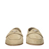 Prada Beige Leather Slip-On Loafers Prada