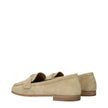Prada Beige Leather Slip-On Loafers Prada