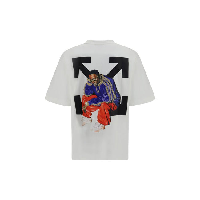 Off-White Thinkman Arrow Skate logo Tee Off-White