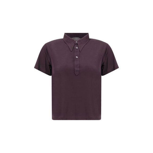 Margiela Semi-sheer polo Shirt Margiela