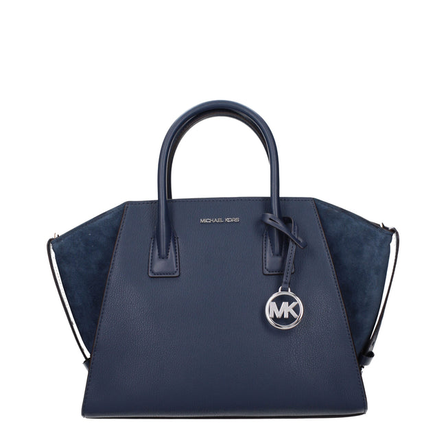 Michael Kors Blue Leather Handbags Michael Kors