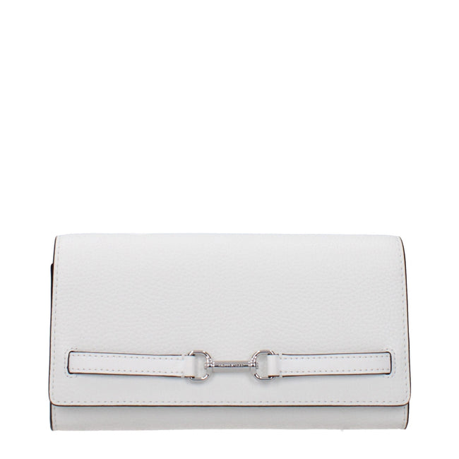 Michael Kors White Leather Clutch Bags Michael Kors
