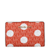 Michael Kors Orange Fabric Wallets Michael Kors