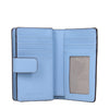 Michael Kors Light Blue Leather Wallets Michael Kors