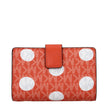 Michael Kors Orange Fabric Wallets Michael Kors