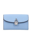 Michael Kors Light Blue Leather Wallets Michael Kors