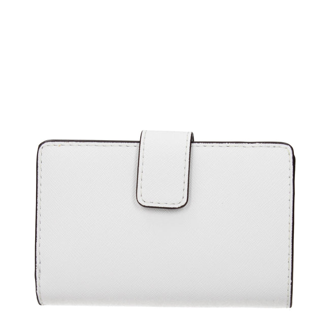 Michael Kors White Leather Wallets Michael Kors