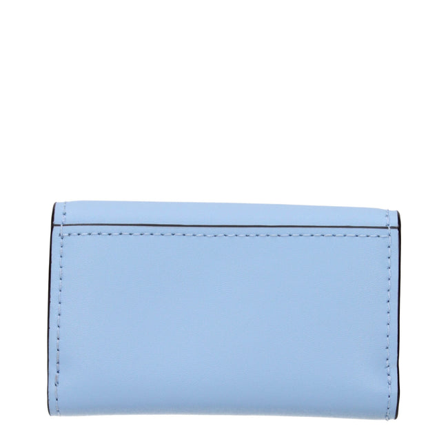 Michael Kors Light Blue Leather Wallets Michael Kors