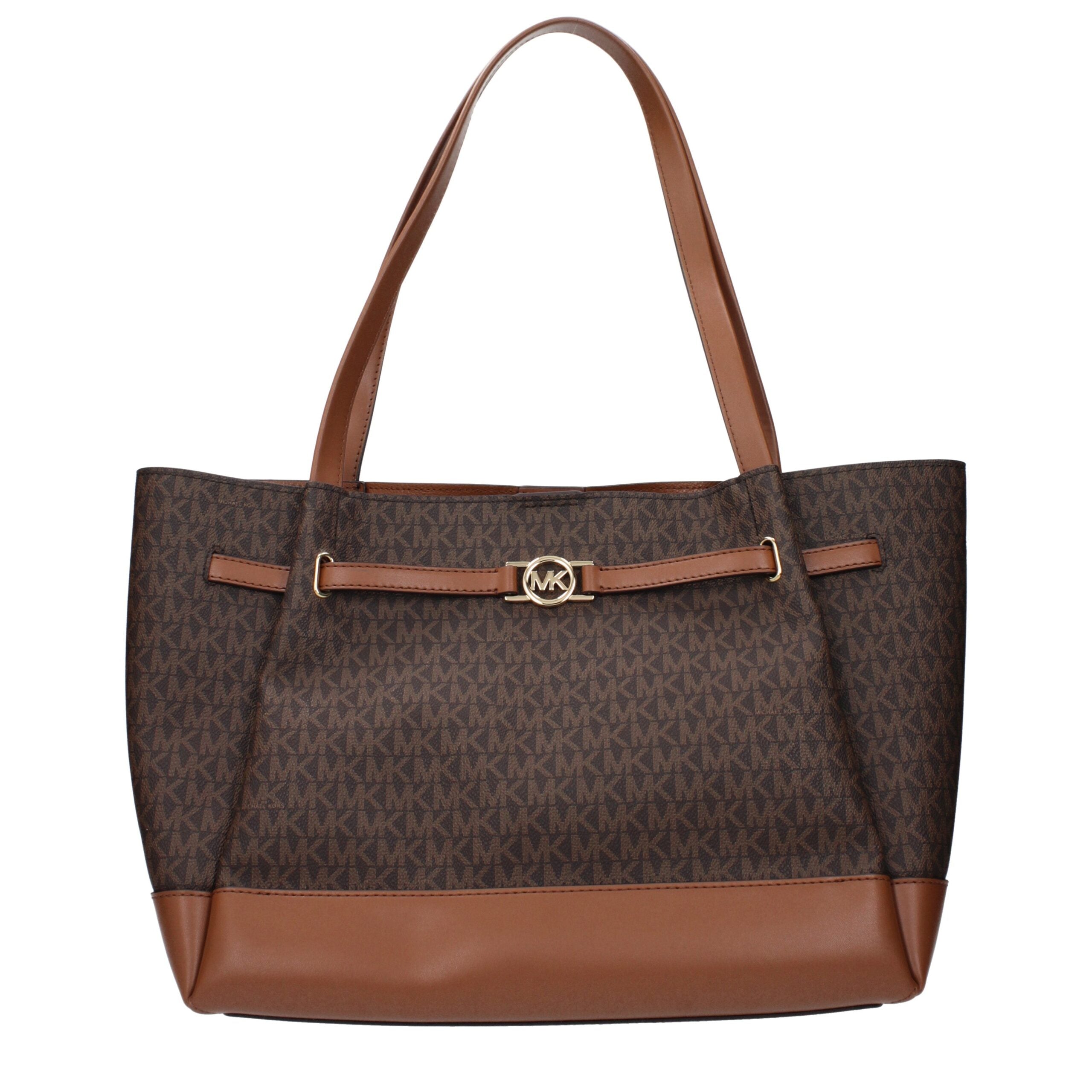 Michael Kors Brown Fabric Shoulder Bags Michael Kors