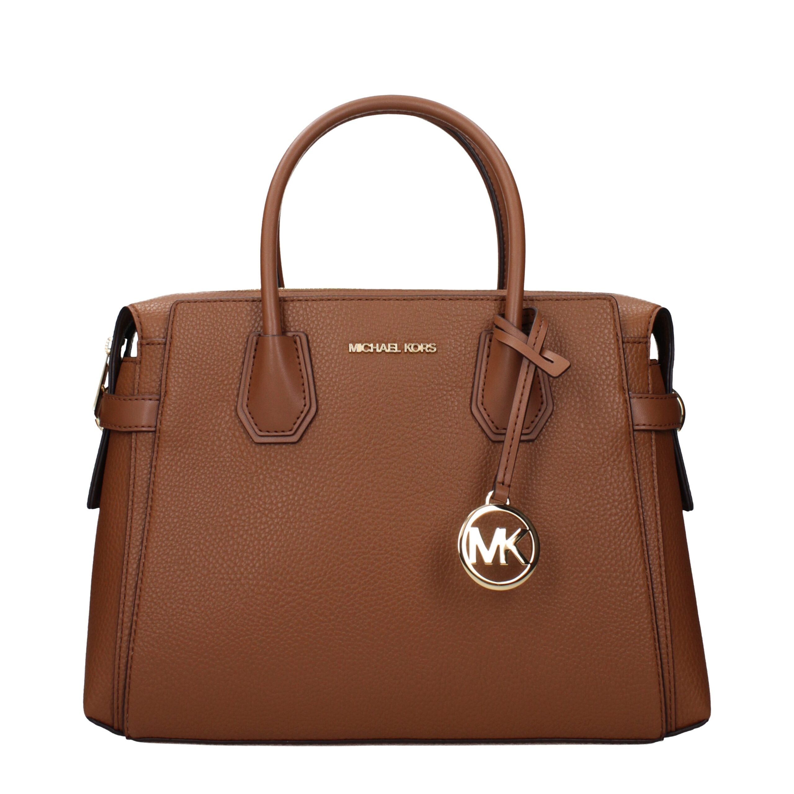 Michael Kors Brown Leather Handbags Michael Kors
