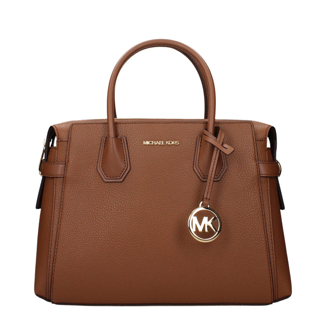 Michael Kors Brown Leather Handbags Michael Kors