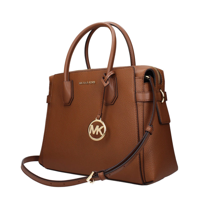 Michael Kors Brown Leather Handbags Michael Kors