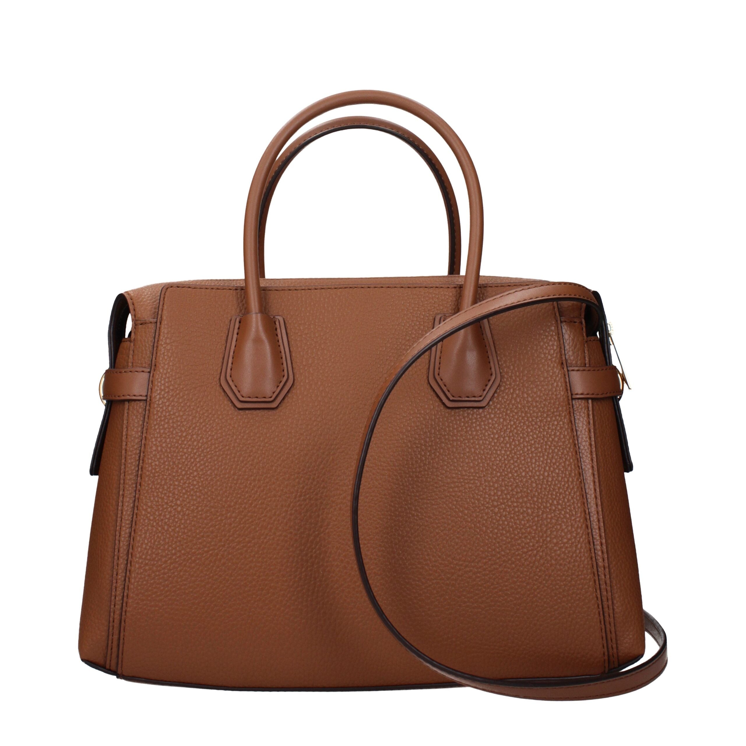 Michael Kors Brown Leather Handbags Michael Kors