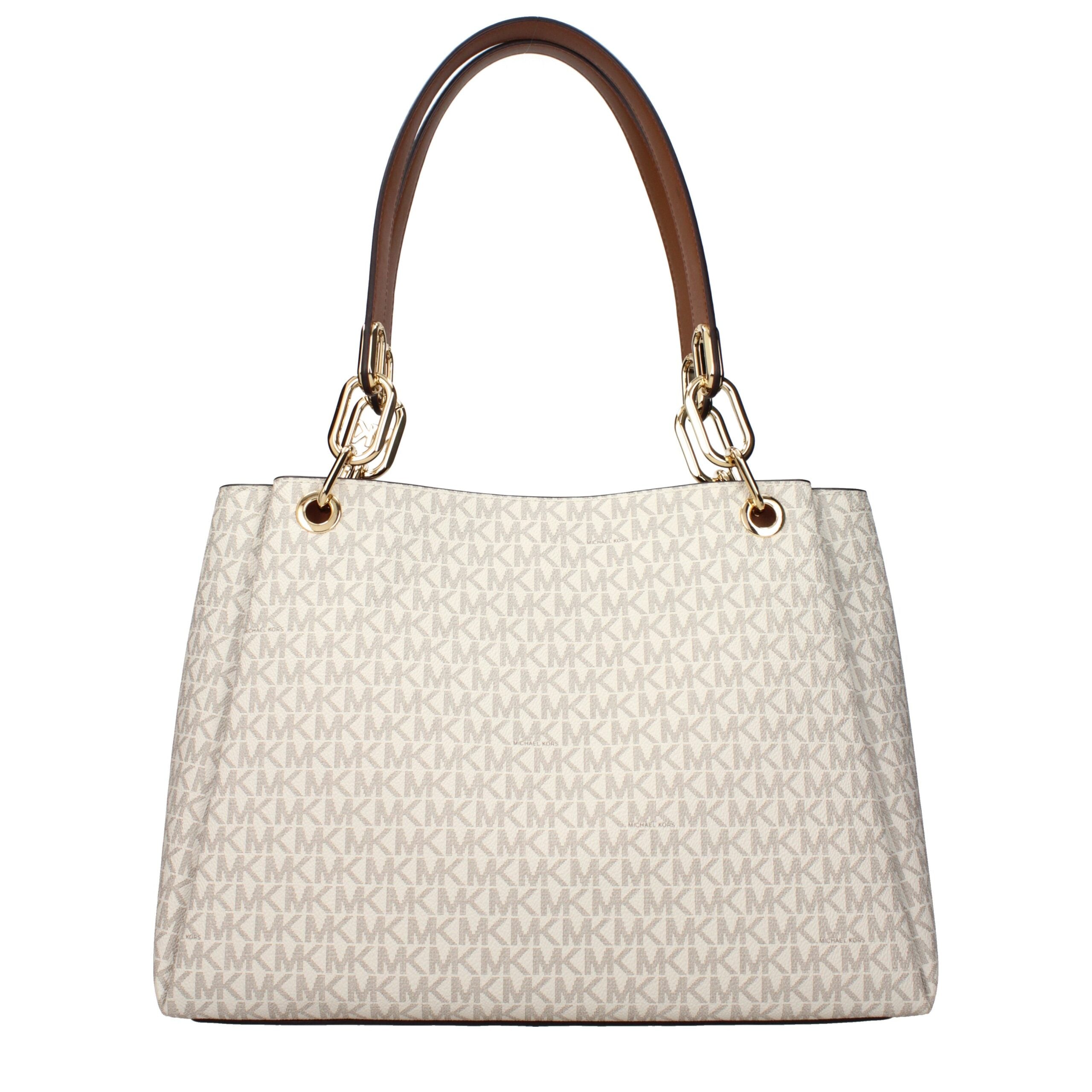 Michael Kors Beige Fabric Shoulder Bags Michael Kors