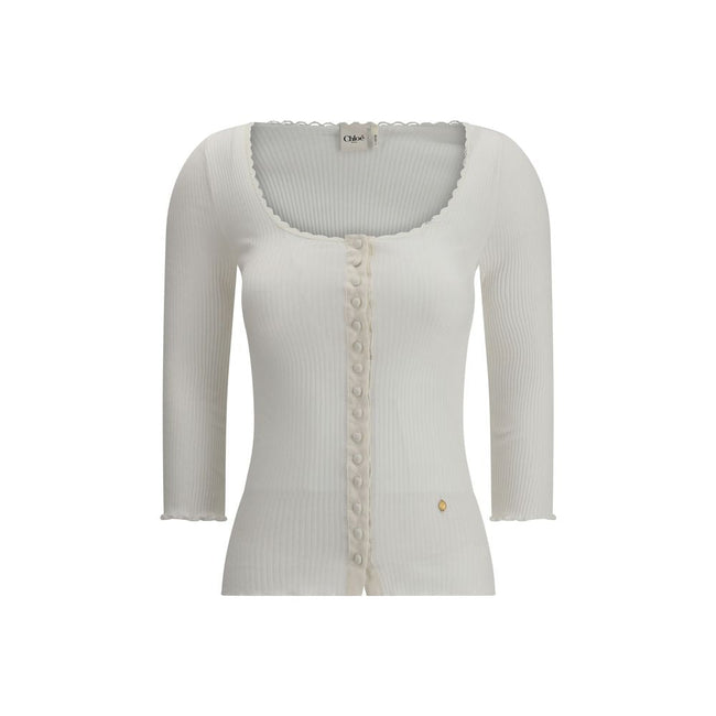 Chloé Cotton Cardigan with button fastening Chloé