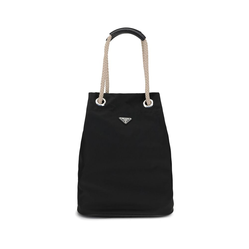 Prada Medium Mariner Re-Nylon Bucket Bag Prada