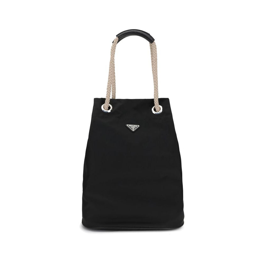 Prada Black Recycled Polyamide Shoulder Bag Prada
