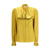 Valentino Yellow Silk Blouse Valentino